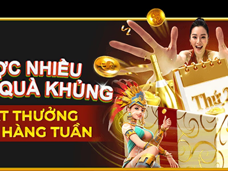 Hình ảnh đại dương rực rỡ với nhiều loài cá và kho báu trong game Bắn cá RIK88