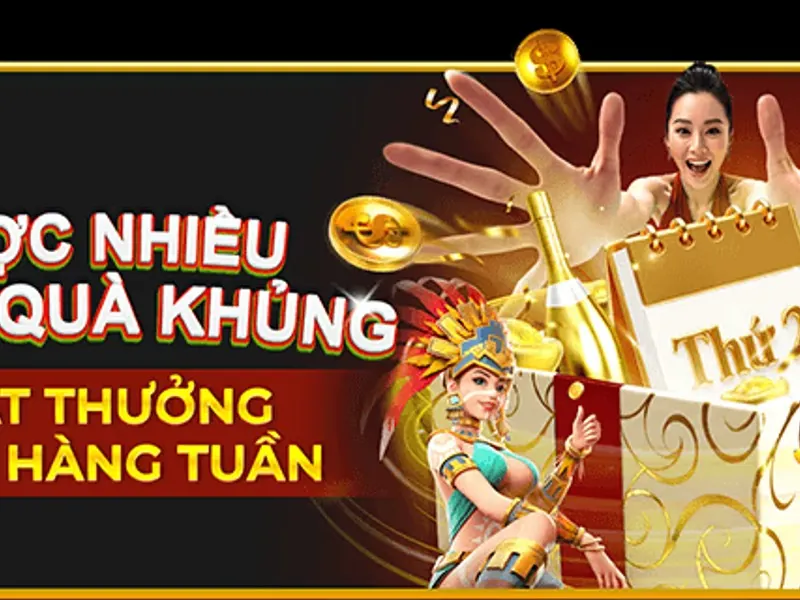 Hình ảnh đại dương rực rỡ với nhiều loài cá và kho báu trong game Bắn cá RIK88
